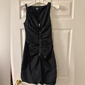 Dolce & Gabbana Black Ruched Mini Dress